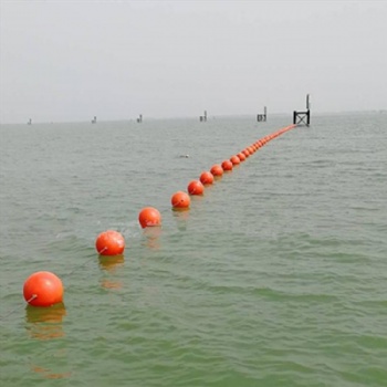 水库拦船禁航串联式警示塑料浮球