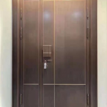 西安仿铜门加工 不锈钢镀铜门定制 复合铜门价格