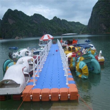 海上浴场 栈道浮动码头游船摩托艇停靠泊位浮筒浮桥