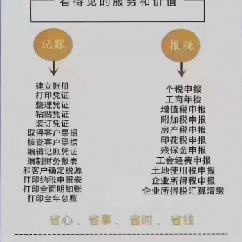 通和大厦找陈会计网上报税上门取票办食品证股转年检刻章