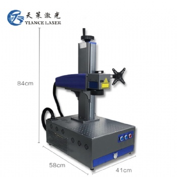 金属刻字机小型光纤镭射雕机 可乐铭牌打码机激光打标机