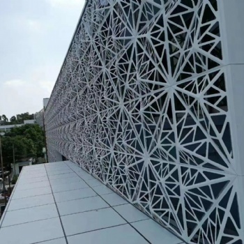 铝单板厂家承接街道外墙改造项目外墙镂空铝单板 外墙金属雕花板