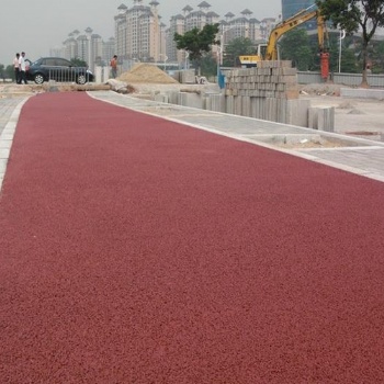 红色沥青 红色沥青路面 红色沥青施工厂家—河北石家庄华欧HO108