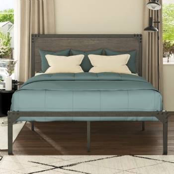 Umikk Upholstered Linen Bed