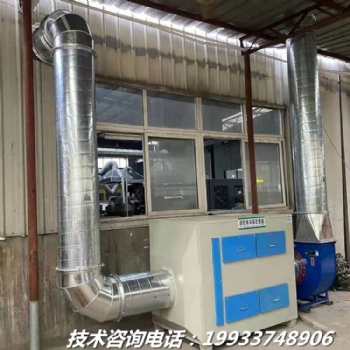 油漆房环保处理设备 活性炭吸附净化除味设备3000风量-河北恒爱环保设备