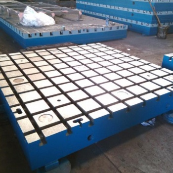 恒丰加工铸铁平台，加厚材质T型槽铸铁试验平板。