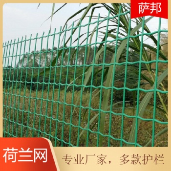 厂家直供浸塑荷栏网 农场隔离护栏 包塑铁丝荷兰网