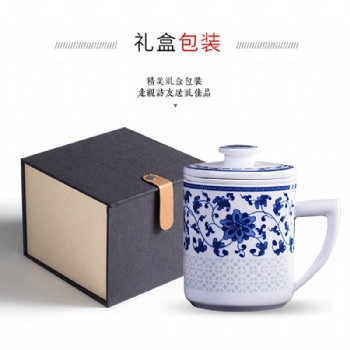 文化创意礼品陶瓷茶杯定制 特色创意杯定制图案