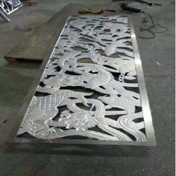 浮雕铝单板包柱浮雕幕墙铝板面开槽系列