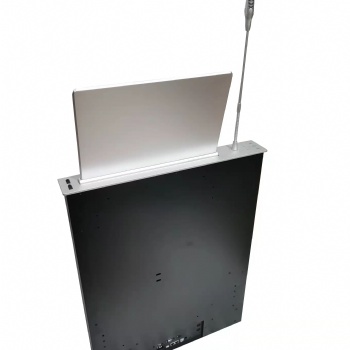 15.6寸无纸化升降电脑会议桌 带升降器的会议桌 电脑嵌入式会议桌
