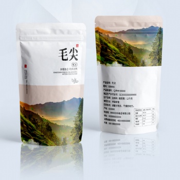 安徽茶叶包装袋镀铝自立拉链袋牛皮纸袋生产厂