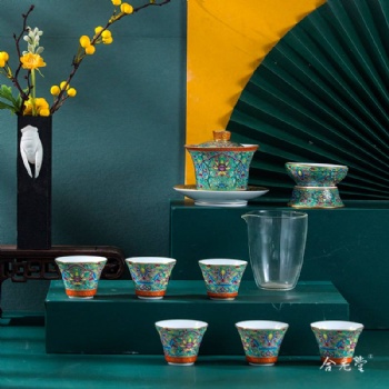 端午节礼品陶瓷茶具定制 单位福利茶具礼品