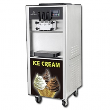 冰之乐大产量预冷保鲜三色冰淇淋机厂家