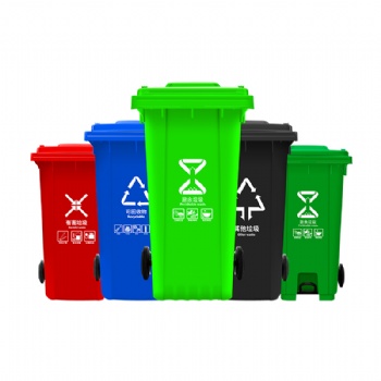 240L加厚塑料垃圾桶 重庆环卫分类垃圾桶