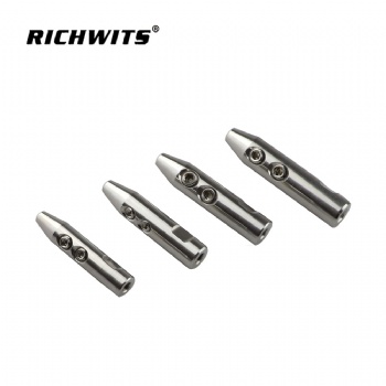 RICHWITS不锈钢锥形接线器 立柱栏杆钢丝绳连接拉索 端子索具配件