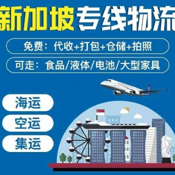 中国货物到新加坡海运空运双清门到门
