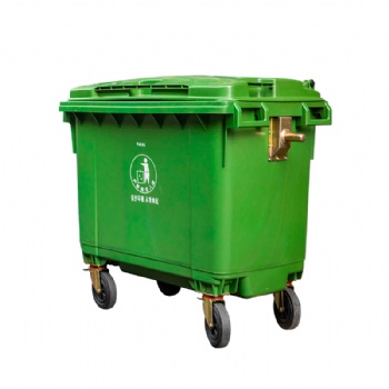 遂宁660L大容量塑料垃圾桶 加厚环卫垃圾桶