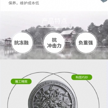 现货销售仿石构件仿石抛方勒脚