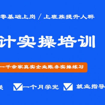 会计实操真账培训小管家教育