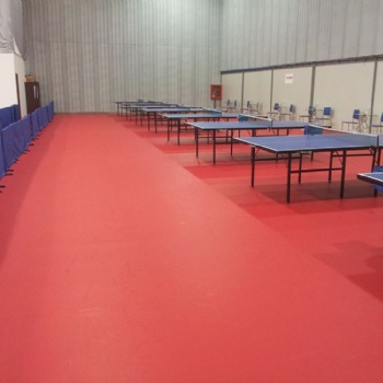 为什么乒乓球馆选用PVC运动地板