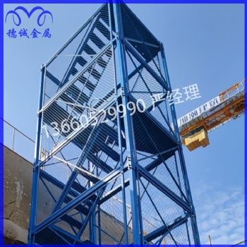 广东厂家供应组合式安全梯笼 322重型可定做防护爬梯 梯笼现货