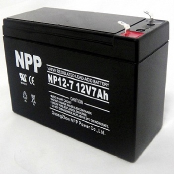 耐普蓄电池NP 12V7ah太阳能路灯照明用蓄电池寿命长久质保三年