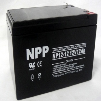 耐普蓄电池NP 12V12ah太阳能路灯照明用蓄电池寿命长久质保三年