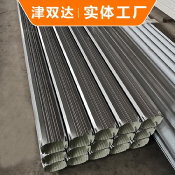 津双达厂家直供144*108彩钢雨水管 钢结构屋面彩钢板落水管