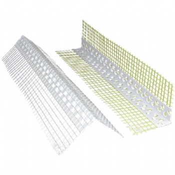外墙带网保温护角线PVC网格布护角条 建筑成品鹰嘴滴水线阴阳角线