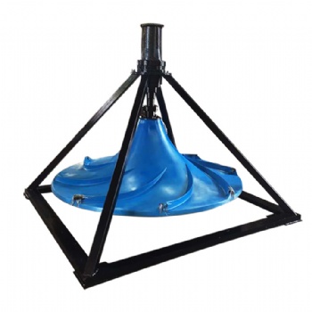 奥伯尔双曲面搅拌机玻璃钢叶轮 直径1500立式潜水搅拌器