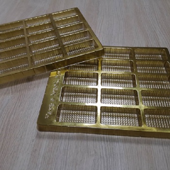 镀金镀银吸塑盒 巧克力月饼镀金吸塑内托内盒上海永怡