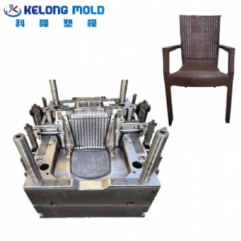 靠背椅模具藤条桌椅注塑模具高质量PP塑料家具模具塑料椅子模具