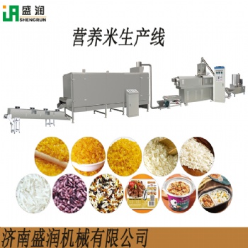 重组米加工机械 速食米生产设备 冲泡米饭设备营养大米成套生产线