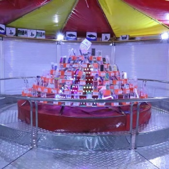 大型定制套圈机自动旋转设备商场夜市幸运礼品游戏机