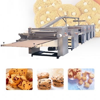 酥性饼干生产线饼干流水线设备机械小型桃酥整套功能齐全成型机