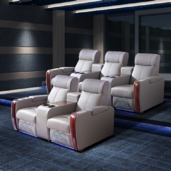 向美嘉东方红2号高端家庭影院电动功能沙发私人影视厅真皮座椅
