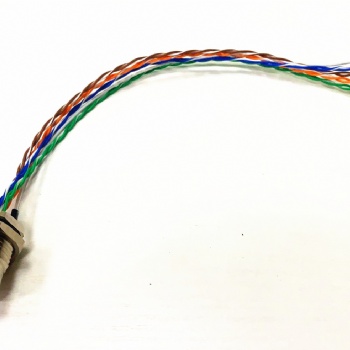 M12连接器8芯5芯焊接端子