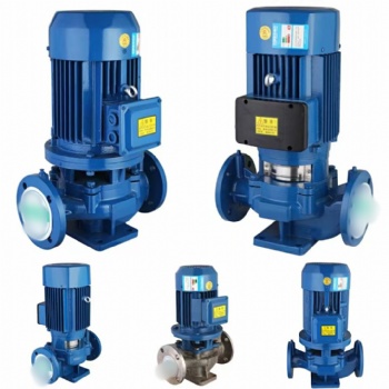立式单级离心泵高层稳压泵 不锈钢增压泵 ISG80-160-7.5KW 众泉泵业