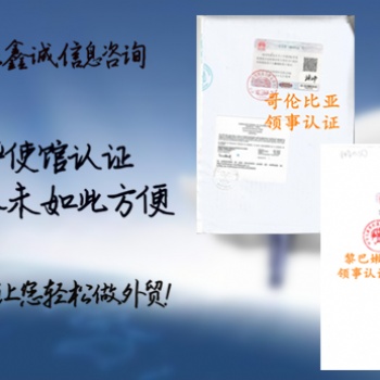 尼日利亚大使馆ISO签章