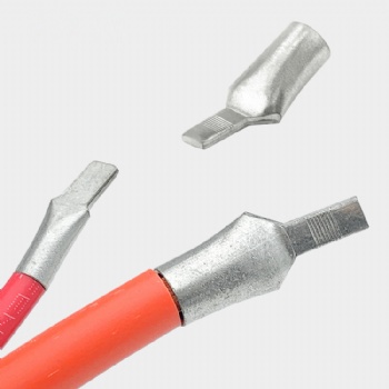 C45铜铝插针25平方接线端子 铜铝圆柱形鼻子 鸭嘴型