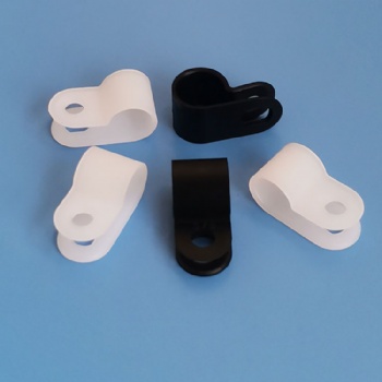 龙三厂家供应R型配线固定钮3/8塑料环保线卡 UC-2R型线夹束线径9.5mm