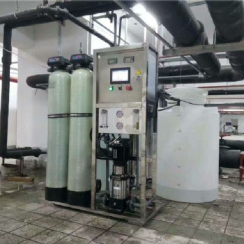 客户定制蓄电池配料纯水设备 0.5T/h全自动小型纯水机