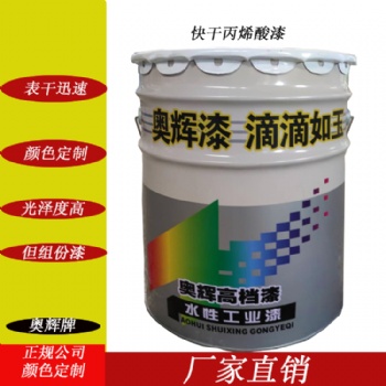 山东奥辉丙烯酸面漆表干快不沾手厂家**
