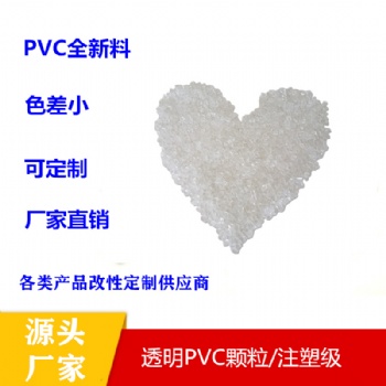 透明PVC塑胶原料耐高温雾面封边条数据线电子产品配件原料塑料粒