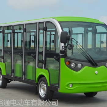 上海电动观光车 封闭式14座游览观光车 接驳观光车 景区观光车 四轮短驳车