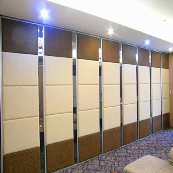 北京 饭店包间会议室移动隔断活动隔墙折叠推拉屏风