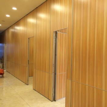 哈尔滨周边饭店包间会议室移动隔断活动隔墙吊轨折叠门