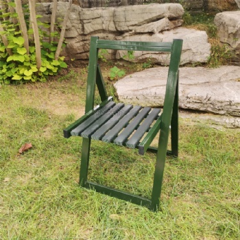 钢木椅 可折叠多功能钢木椅
