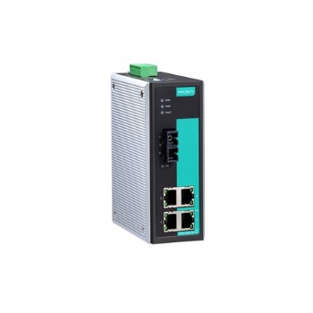 MOXA EDS-305 RJ45 接头5 端口非网管型工业以太网交换机价优