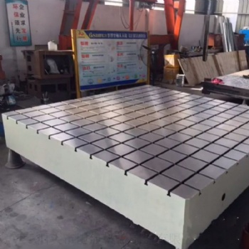 国晟机械厂家出售铸铁划线平板人工刮研平台精度稳定